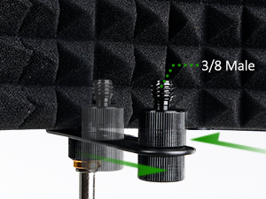 Microphone Isolation Shield