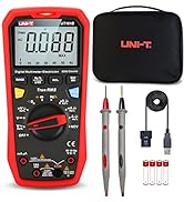 UNI-T Digital Multimeter UT161B, True RMS 6000 Counts 1000V AC/DC NCV, Measures Voltage Current R...