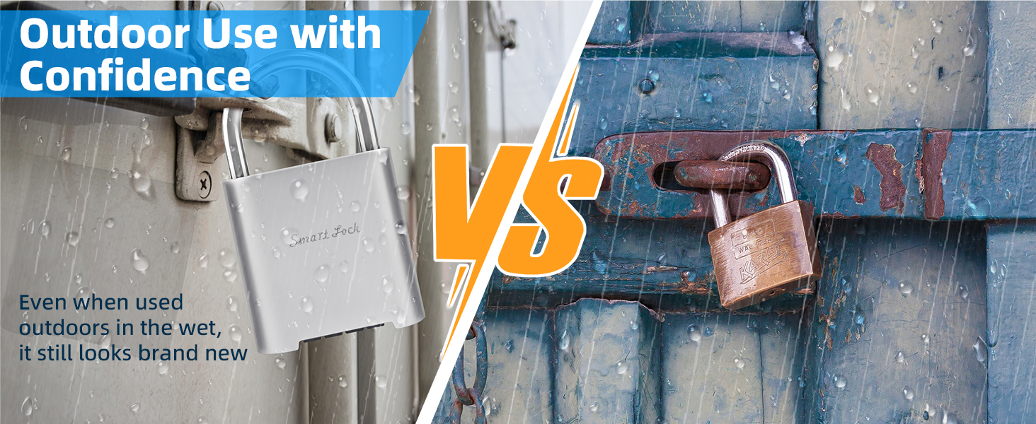 Outdoor combination padlock
