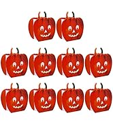 Mobestech 20pcs Candle Bag Halloween Candle Decorations Led Lantern Pumpkin Lanterns Outdoor Cand...