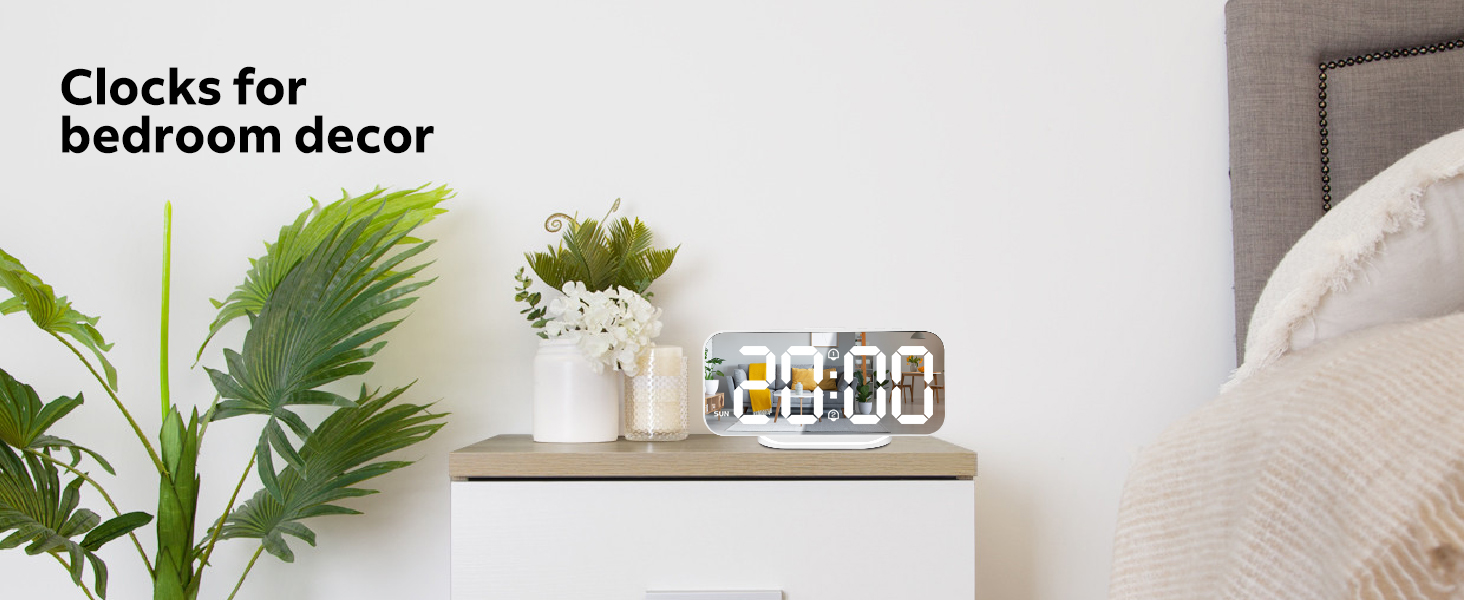 clocks for dedrooms decor
