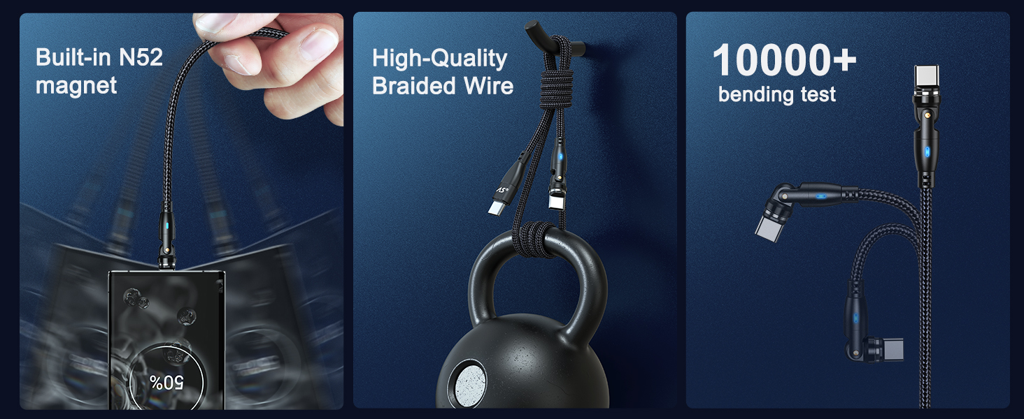 usb c magnetic charging cable