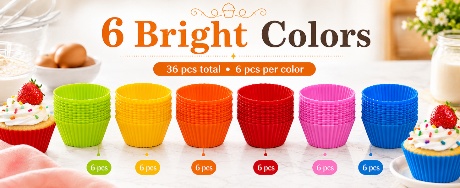 Silicone Cupcake Baking Cups