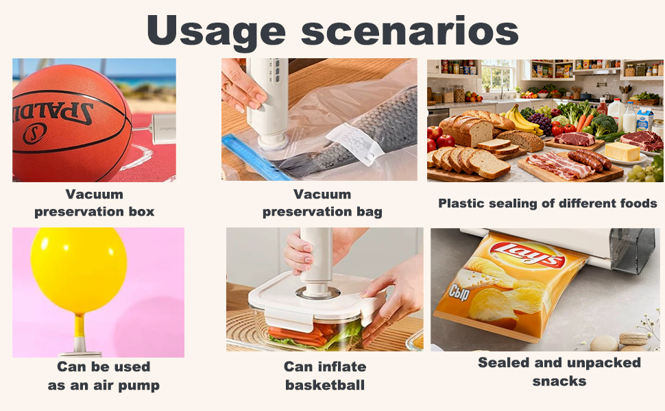 Vacuum Sealer Machine using scanarios