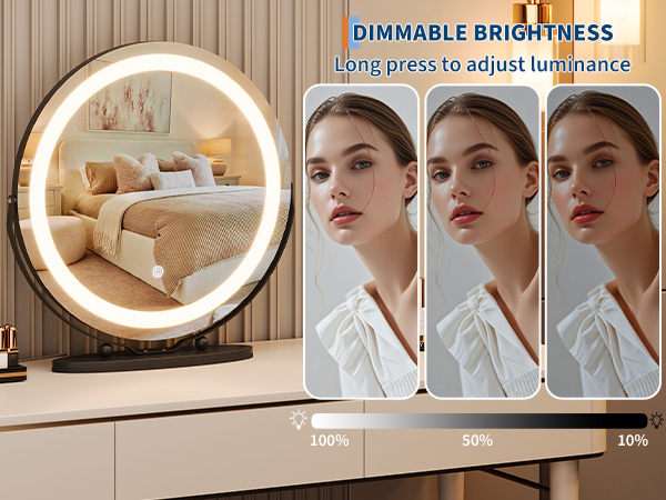vanity mirror with light