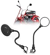 Mini Bike Mirrors,Side Rear View Mirrors Adjustable Rotatable for Coleman CT200U,CT200U-EX,BT200X...