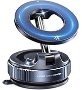 Jkoailiwi Vacuum Magnetic Phone Holder for Car, 360 Nano Gel Adjustable Suction Cup Phone Mount f...