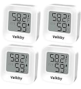 Indoor Humidity Meter Hygrometer 4Pack, Room Thermometer for Accurate Room Temperature Monitor, D...
