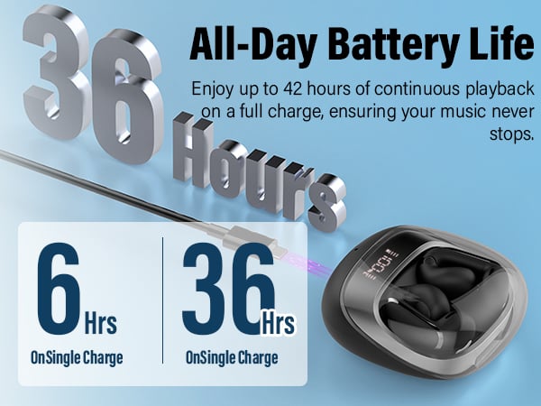 Wireless Earbuds Clip On Ear Headphones Open Ear bluetooth earbuds noise cancelling earbuds