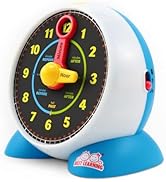 BEST LEARNING Learning Clock - Educational Talking Learn to Tell Time Teaching Toy with Quiz and ...