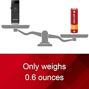 Lightweight 0.6 ounces