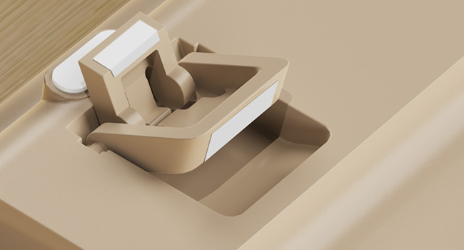 Two stage foldable tilt legs on wireless keyboard for adjustable typing angles better wrist comfort