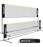 badminton net tennis net pickleball net portable volleyball net height adjustable nylon sports set