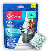 O-Cedar PACS Floor Cleaner, Spring Fresh Scent – 24 Count | Enzyme-Powered Pods for Streak-Free C...