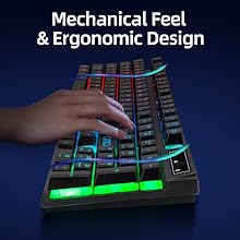 wireless keyboard and mouse gaming rechargeable rgb backlit teclado inalámbrico