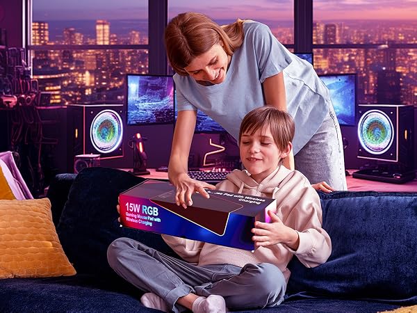 Wireless Charging Mouse Pad
