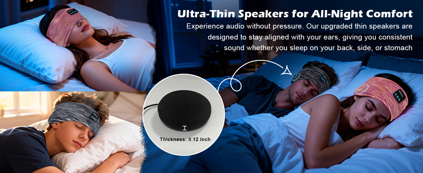 Sleep headphones headband