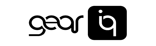 Gear IQ logo on 40 oz insulated stainless steel tumbler.