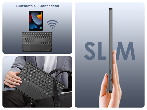 bluetooth keyboard with touchpad