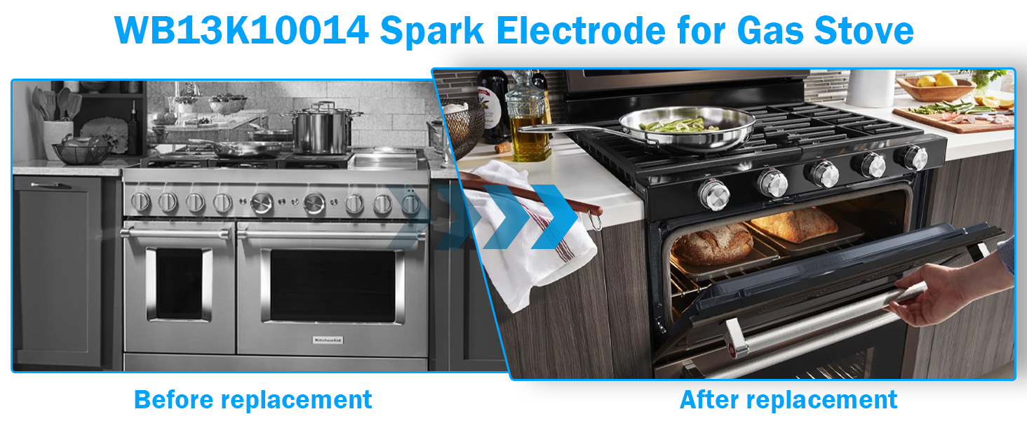 WB13K10014 Spark Electrode for Gas Stove