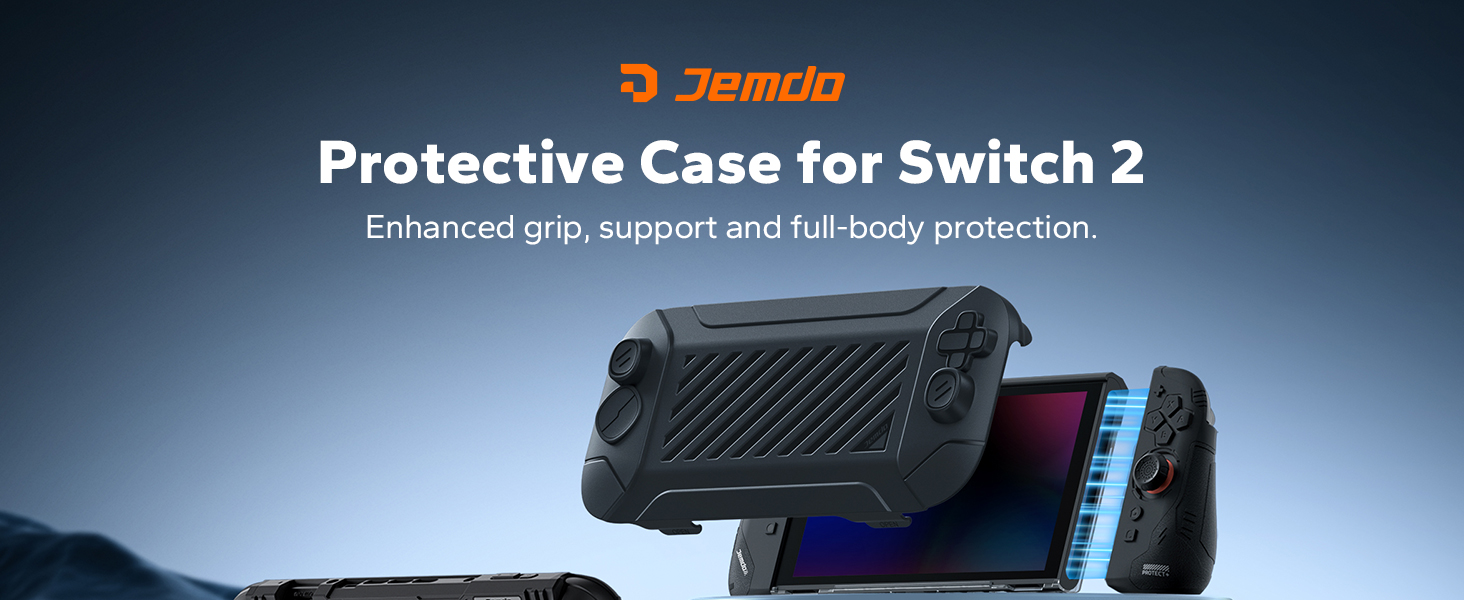 JEMDO Dockable Split Protective Grip Case for Switch 2
