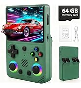 Rhesusco RG36PRO Handheld Game Console - Support 30000+Classic Games, 64G TF Card, Open Source Sy...