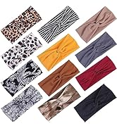 Kachanaa 12 Pack Headbands for Women,Elastic Headbands Non Slip Workout Yoga Sport Hair Bands for...