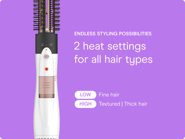 Conair infiniti hot air spin brush set dryer double ceramic ions less frizz healthy hair