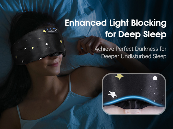bluetooth sleep eye mask mulberry headphones sleeping wireless travel side sleepers holiday gifts