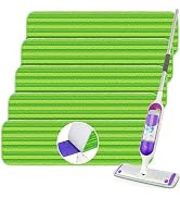 Reusable Mop Pads Compatible with Swiffer PowerMop, Microfiber Mop Pads Refills Mop Heads Replace...