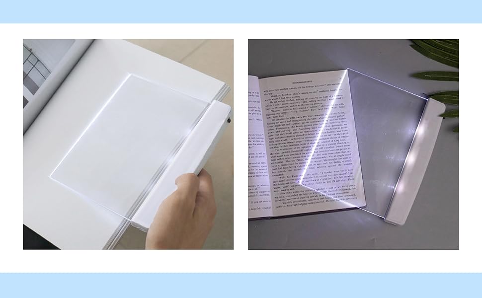Flat Book Light