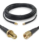 Proxicast 25 ft SMA Male to SMA Female Premium 240 Series Low-Loss Coax Cable (50 Ohm) - Antenna ...