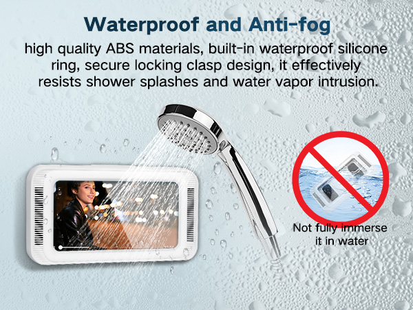phone holder shower waterproof