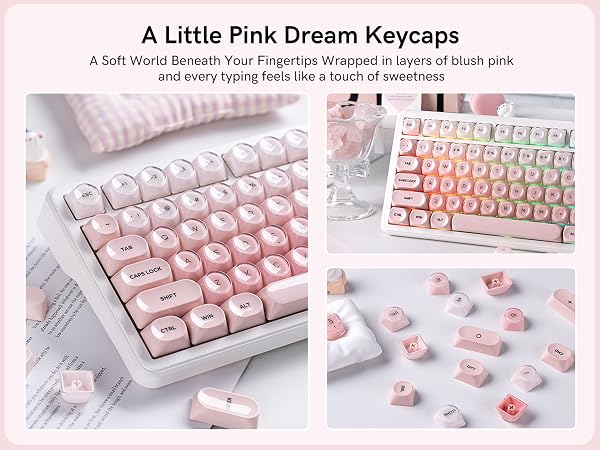 Transform your setup with the Keyporia PBT Keycaps