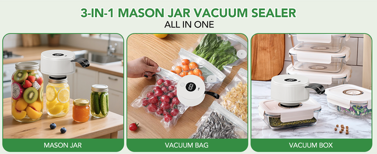 electric vacuum sealer for mason jars