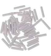50 Pcs White Mechanical Pencil Eraser Refills, 5 * 25mm Rubber Eraser Refills for Mechanical Penc...