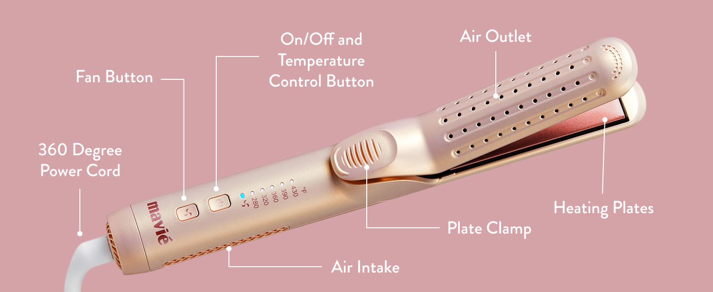 tool heat hot brush fast heating travel compact rechargeable dual voltage ceramic plate wave curl