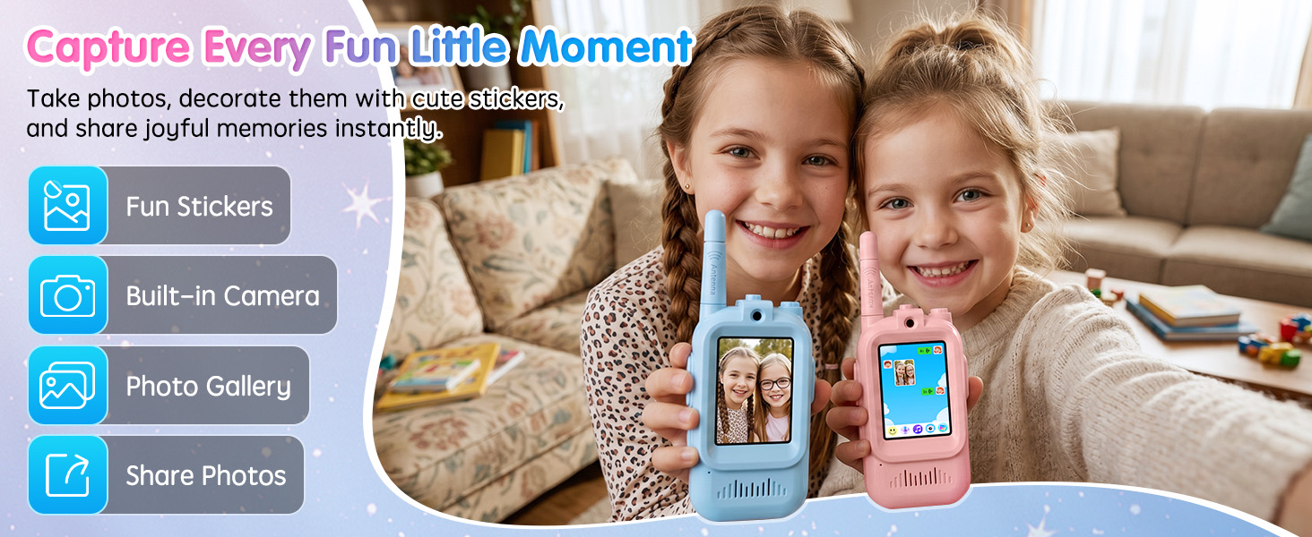 Kids Walkie Talkies with Video 6