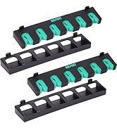 KULPORT Fishing Rod Rack Holders Wall-Mounted Fishing Pole Holder &amp; Rack, Fishing Pole Holders fo...