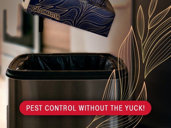 Catchmaster Catch &amp; Toss - No-See, No-Touch Mouse Traps Indoor for Home (2 pk) 