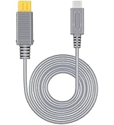 Mcbazel 2 Meters Type C Power Chager Cable Charging Cord for Wii U Only - Gray (NOT for Wii)