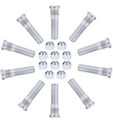 shliyitx 10PCS Wheel Stud for Lippert Trailer for Axles 2,000 lb to3500 lb with 1/2"-20 UNF Threa...