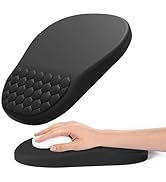 Hasinart Ergonomic Mouse Pad Wrist Rest with Massage Design, Space-Saving Mousepad Wrist Support,...