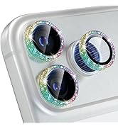 BOXDXB Compatible with iPhone (17/16/15/14 Pro Max) and iPhone (17/16/15/14 Pro) Camera Lens Prot...