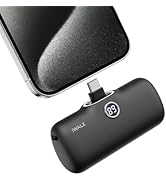 iWALK USB-C Portable Charger for iPhone 17/16/15, Mini 20W 4,800mAh Wireless Power Bank Fast Char...