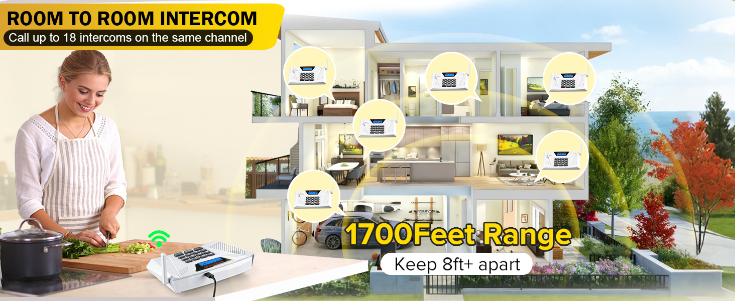 Wireless intercom