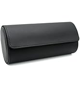 HUYUTAWE Watch Travel Case Portable Organizer - Luxury Watch Roll Travel Box Recycled Leather Wat...