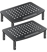 Zimilar 2 Pack Monitor Stands, 3 Height Adjustable Riser for Laptop, Printer, iMac, PC, Premium M...