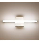 Combuh LED Bathroom Vanity Light Lamp 16Inch 9W IP44 Chrome Over Mirror Lighting Fixture Indoor W...