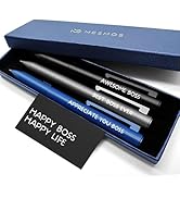 MESMOS 3pk Fancy Pens for Men, German Made Ballpoint Ink 1mm Medium Tip, Best Boss Gifts for Men,...